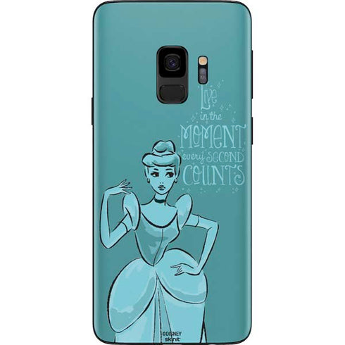 Disney Princess Cinderella Live in the Moment Art Galaxy S9 Skin